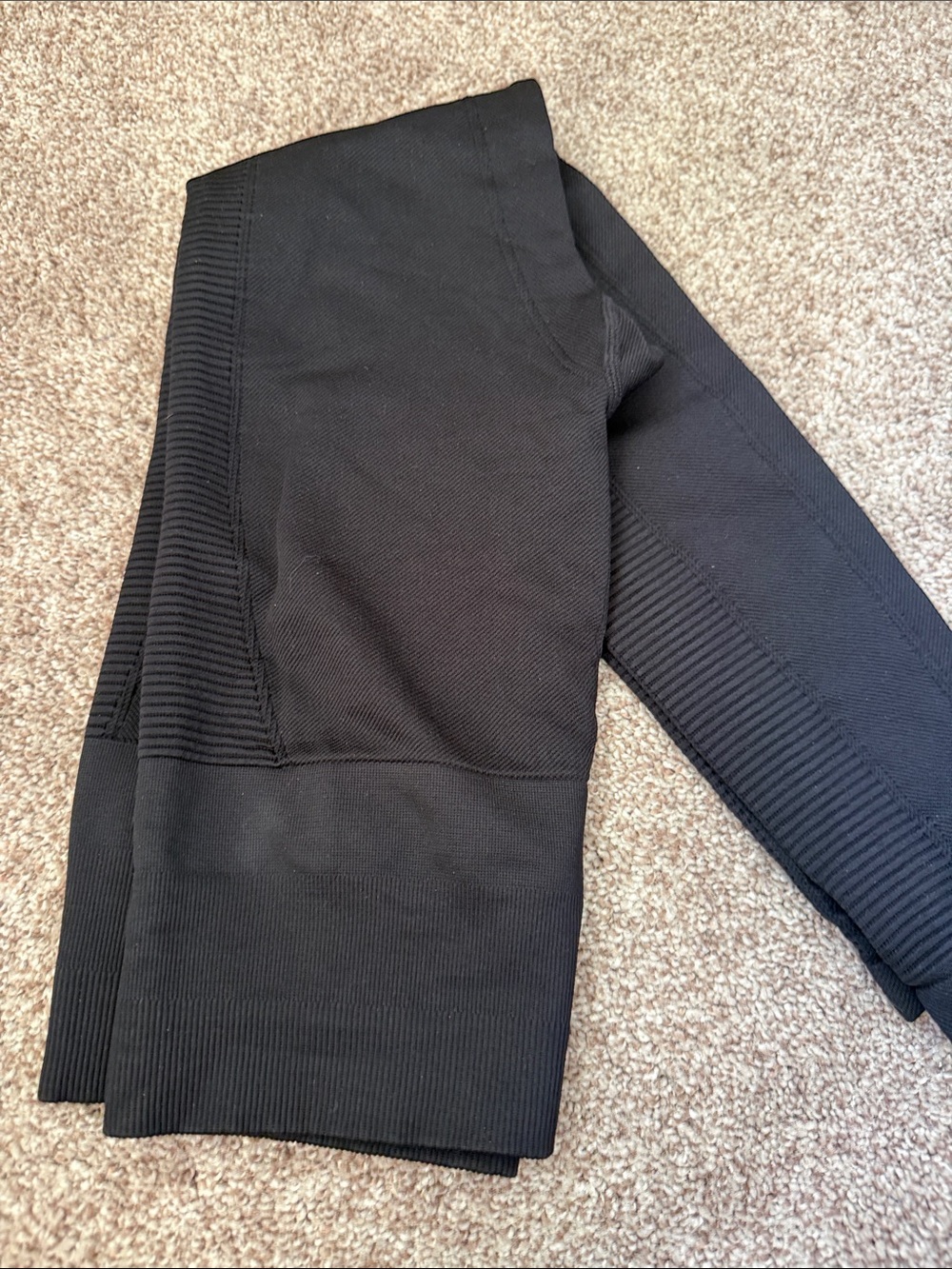 Electric Yoga Black Ribbed legging